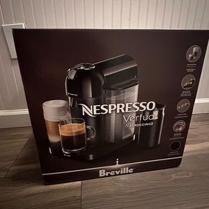 Brand new nespresso vertuo and aeroccino milk frother